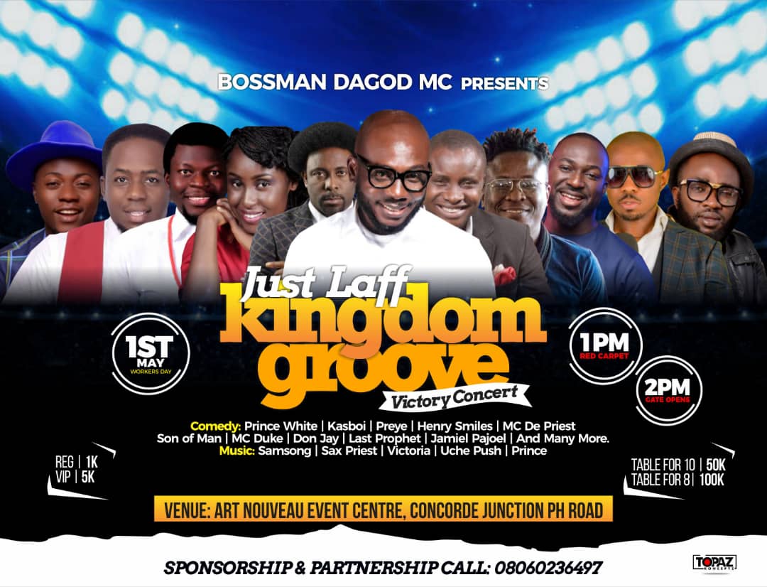 Samsong, Prince White, Preye, others set for Bossman’s ‘Kingdom Groove’ Concert