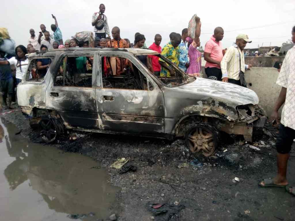 NSCDC officer, 2 others burnt to death in Badagry motorcycles accident