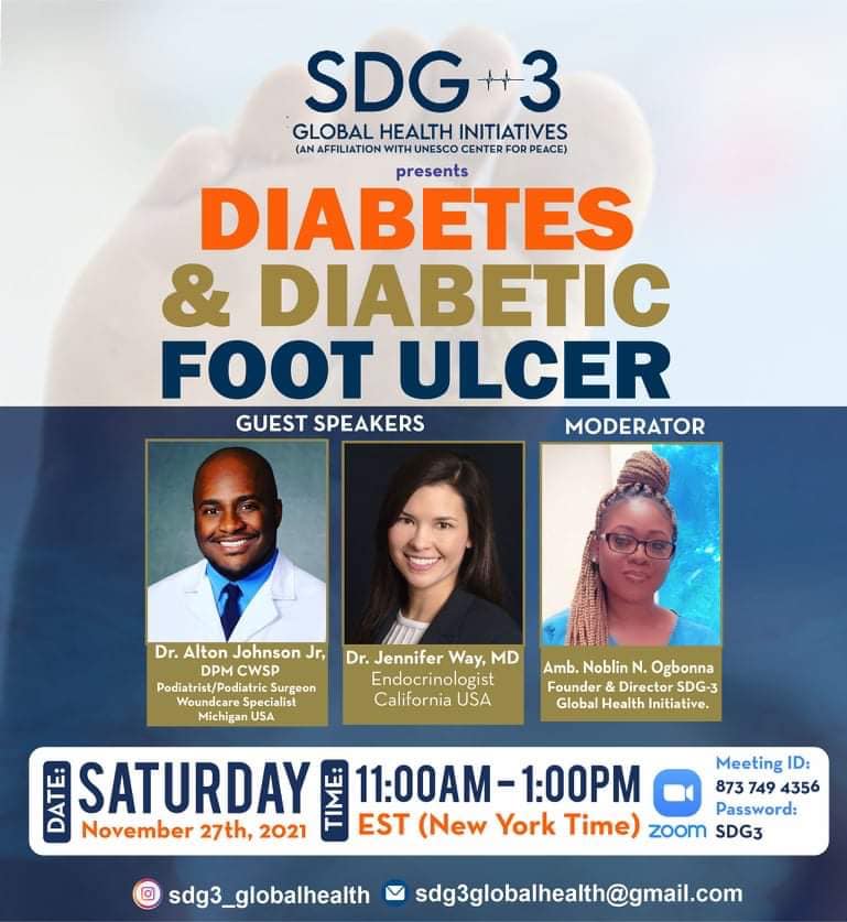 SDG-3 Global Health Initiatives diabetes and foot ulcer