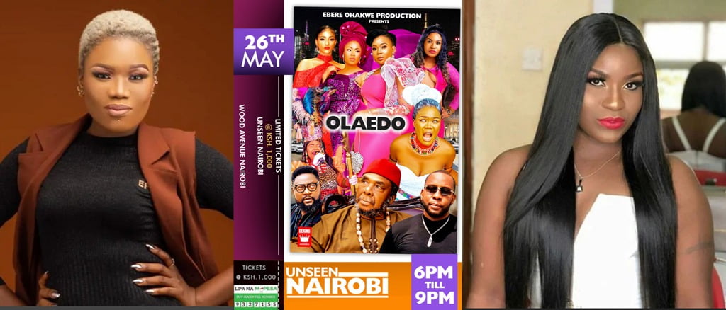 Infinity Ebere Ohakwe, Mishi Dorah premier Nollywood movie Olaedo in Kenya
