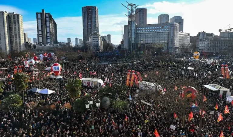 French cities Protests over fierce pensions debate