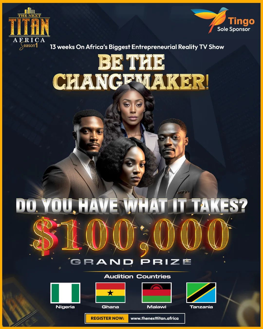 The Next Titan Africa 2023 for Young African Entrepreneurs ($100,000 grand prize) - Apply Now!