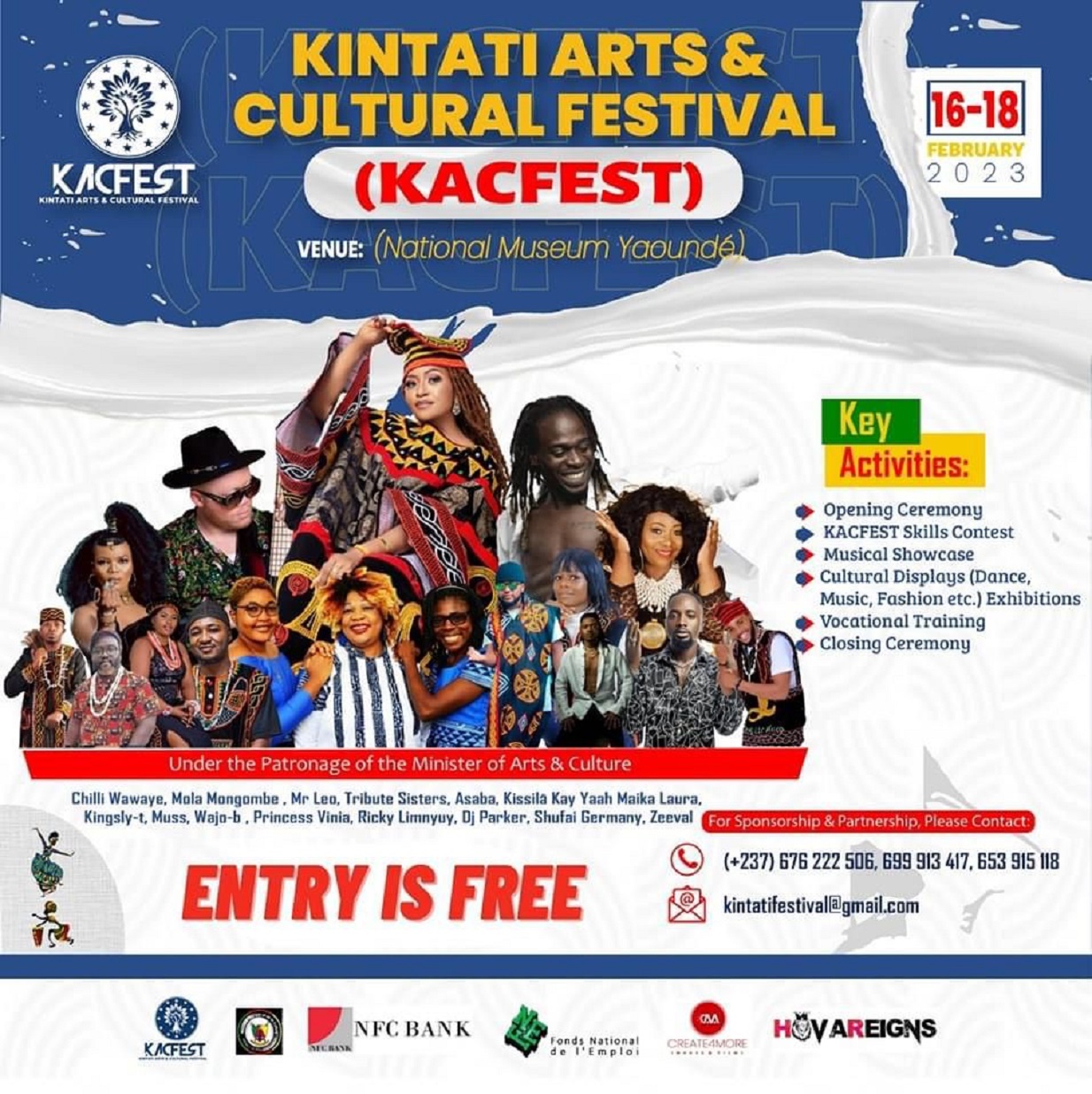Mr. Leo Among To Performers At Kintati Arts & Cultural Festival in Yaoundé