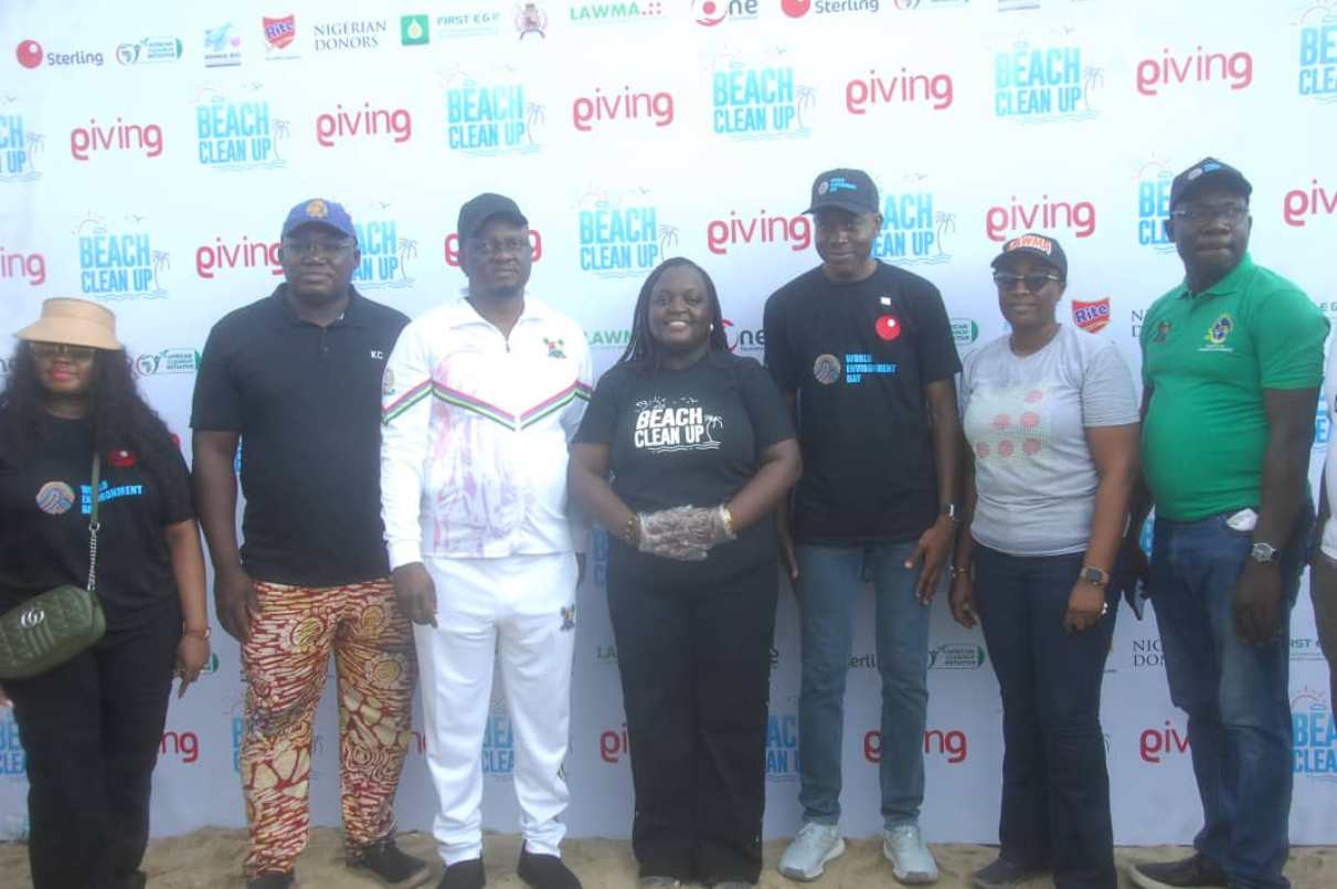 World Environment Day: Sterling One Foundation, partners rid Elegushi beach of plastic waste